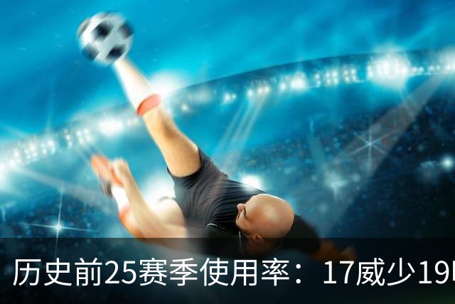 历史前25赛季使用率：17威少19哈登23字母占据前三 东契奇上榜6次